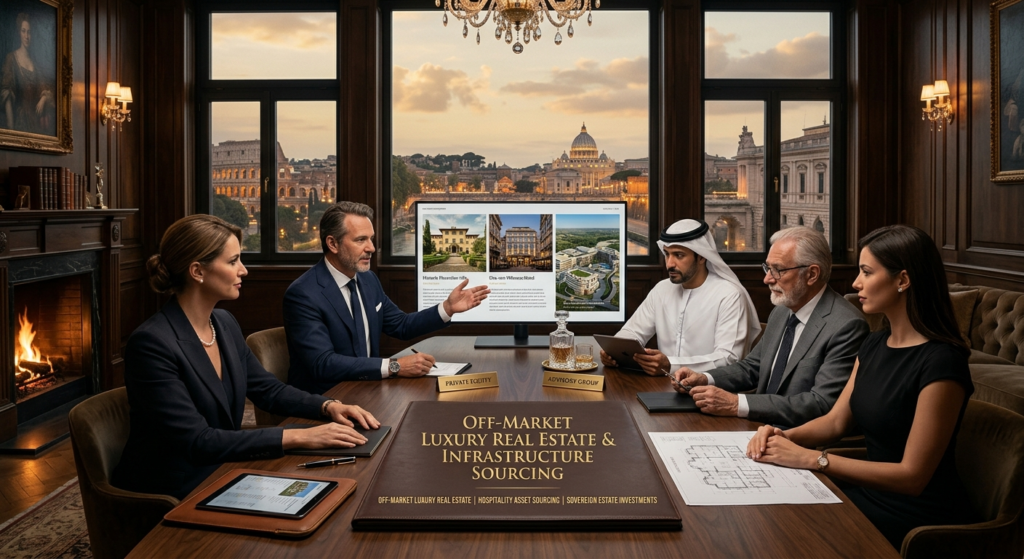 Off-Market Luxury Real Estate & Infrastructure Sourcing